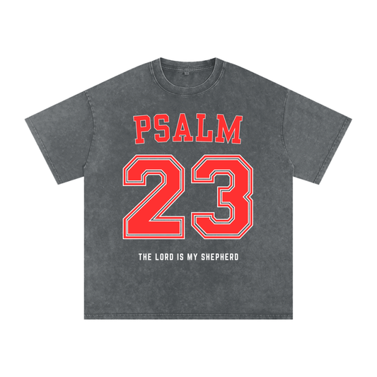 Psalms 23 Oversized Washed T