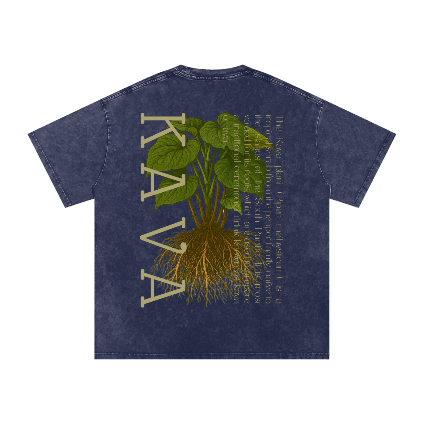Oversized Washed Kava T-Shirt