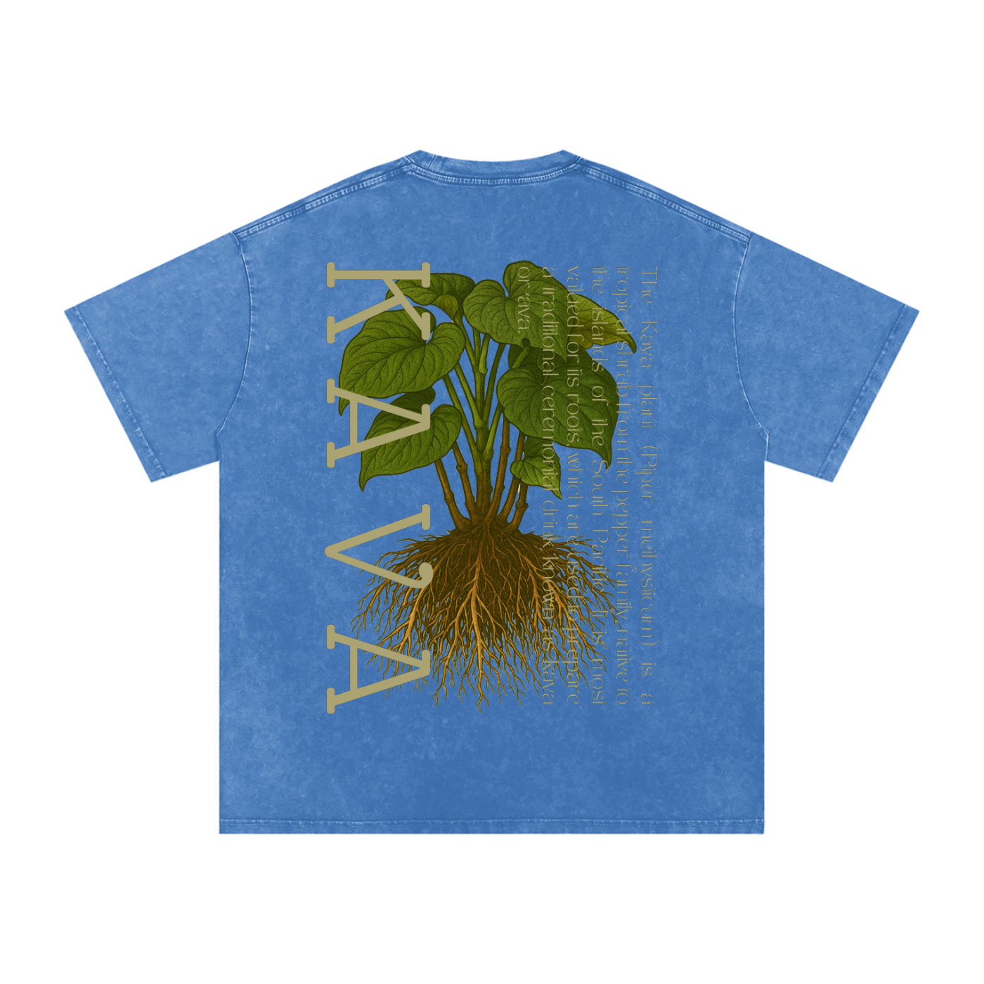 Oversized Washed Kava T-Shirt