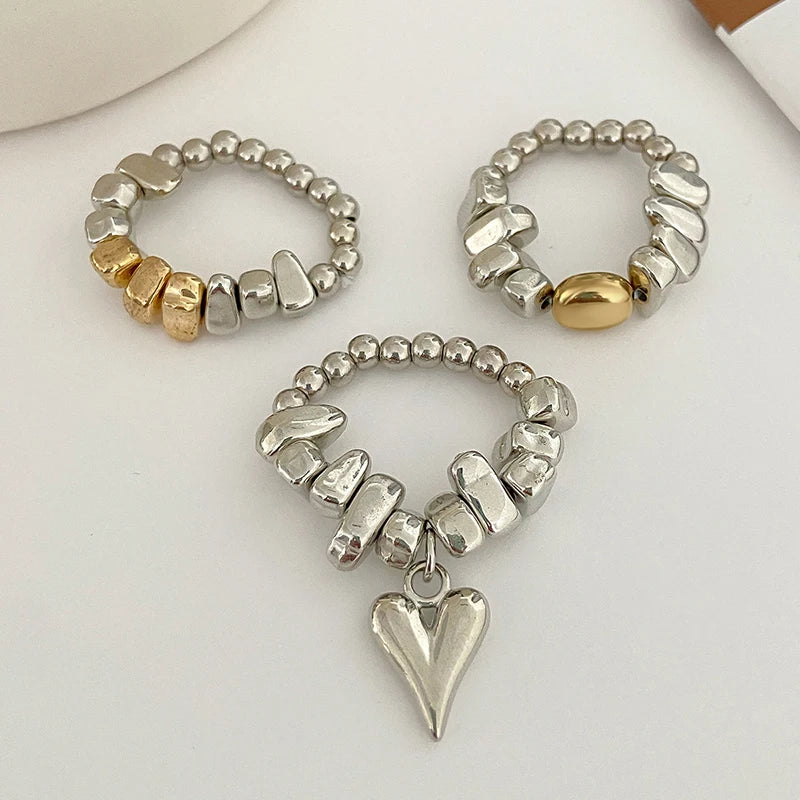 Heart Embrace Rings