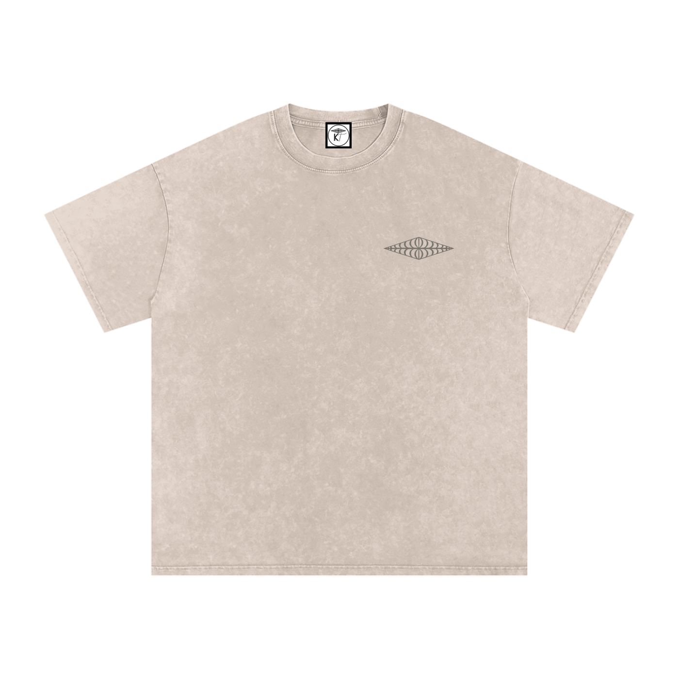 Oversized Washed Kava T-Shirt