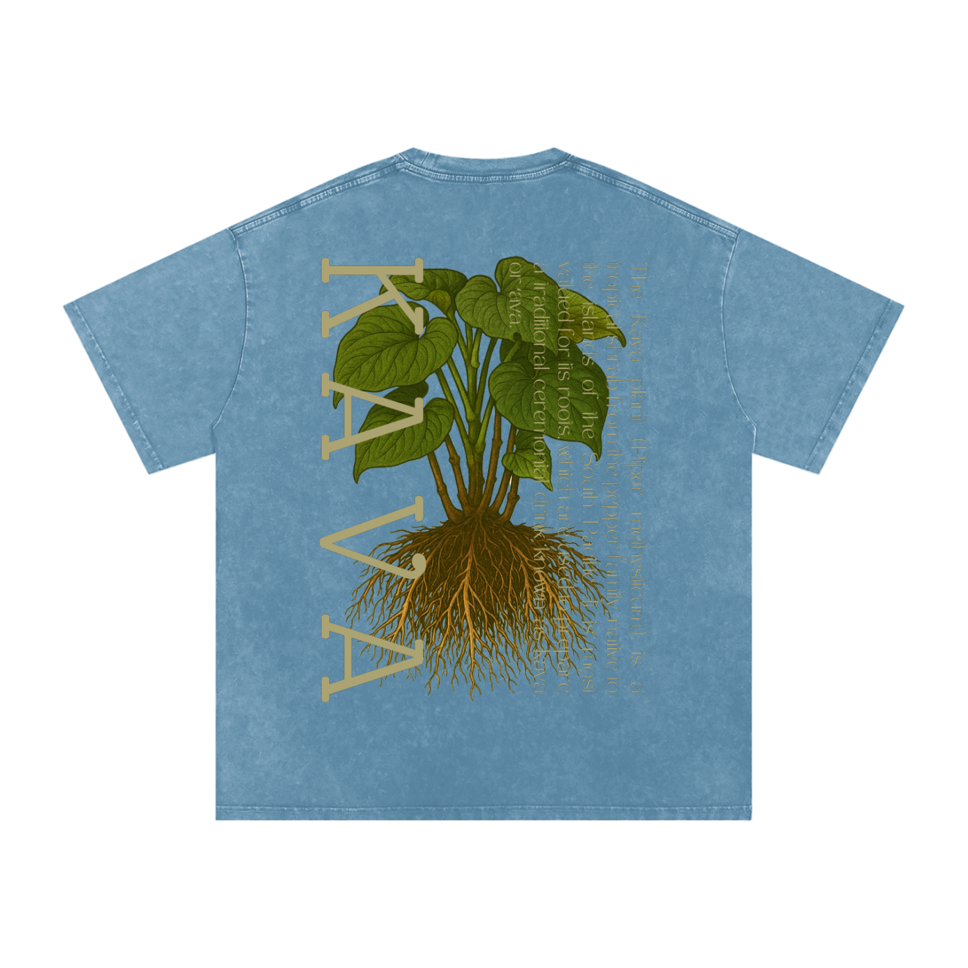 Oversized Washed Kava T-Shirt