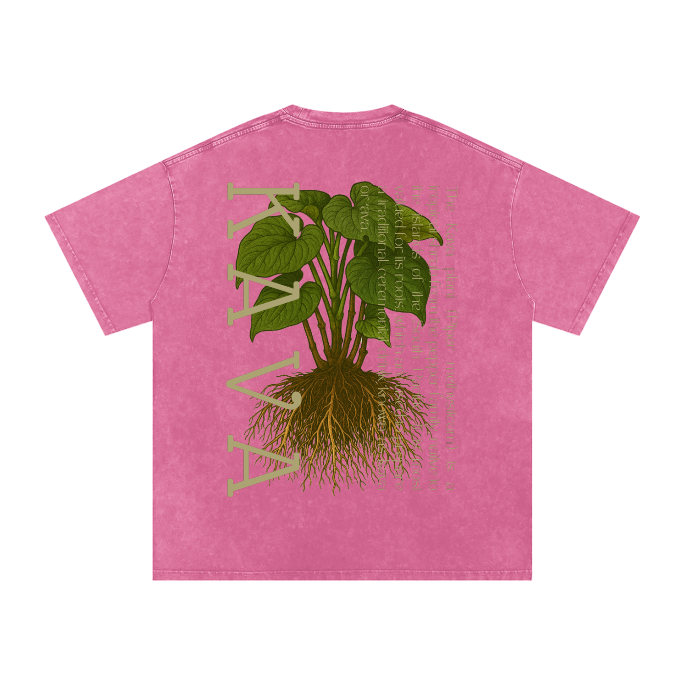 Oversized Washed Kava T-Shirt