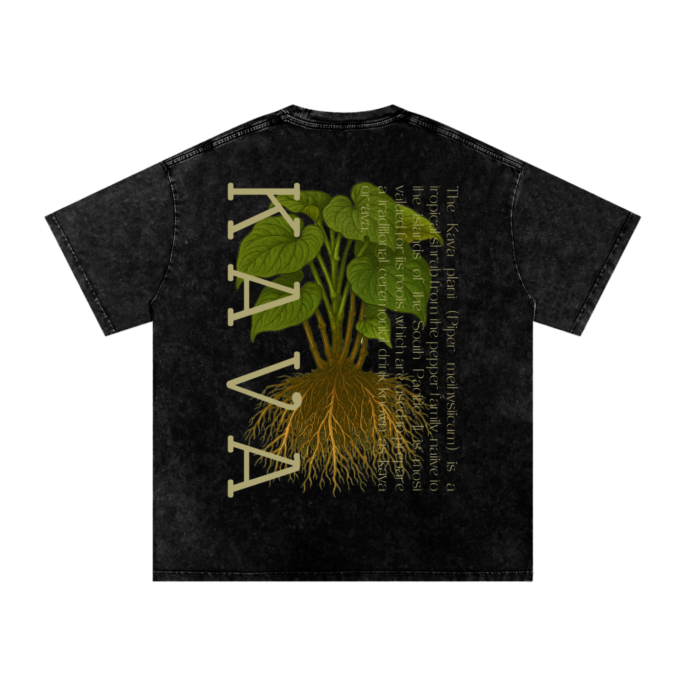 Oversized Washed Kava T-Shirt