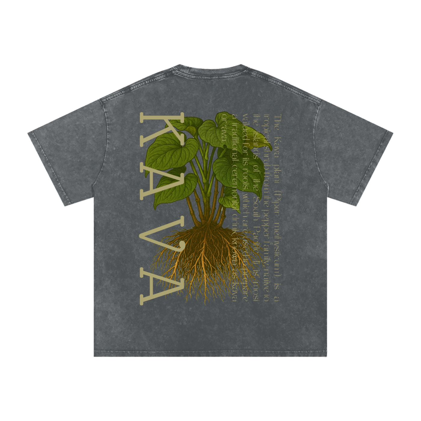 Oversized Washed Kava T-Shirt