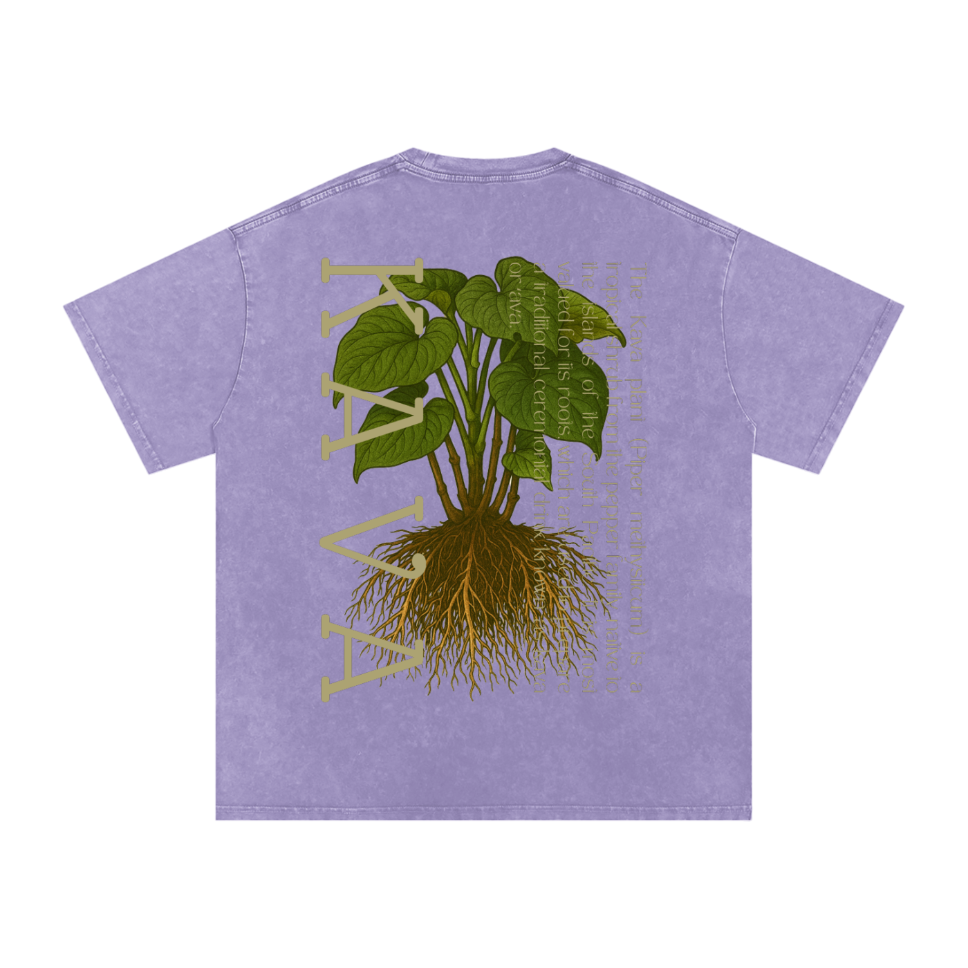 Oversized Washed Kava T-Shirt