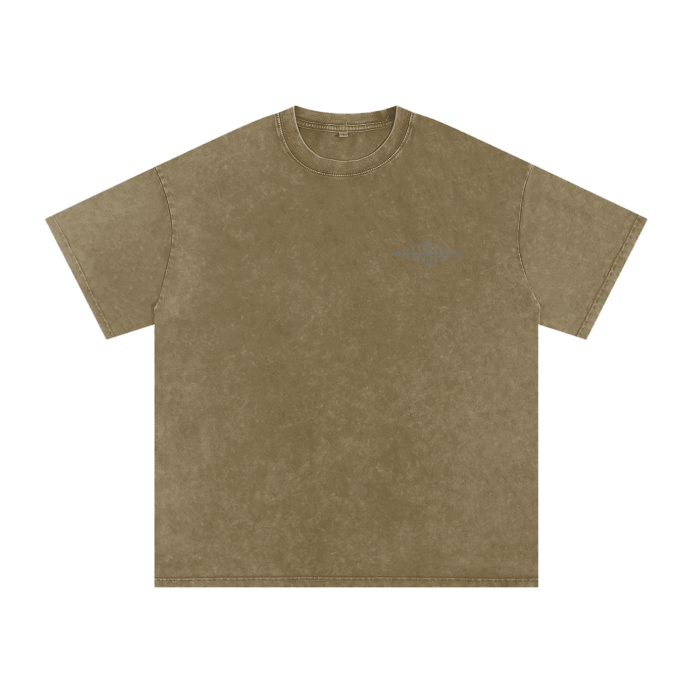 Oversized Washed Kava T-Shirt