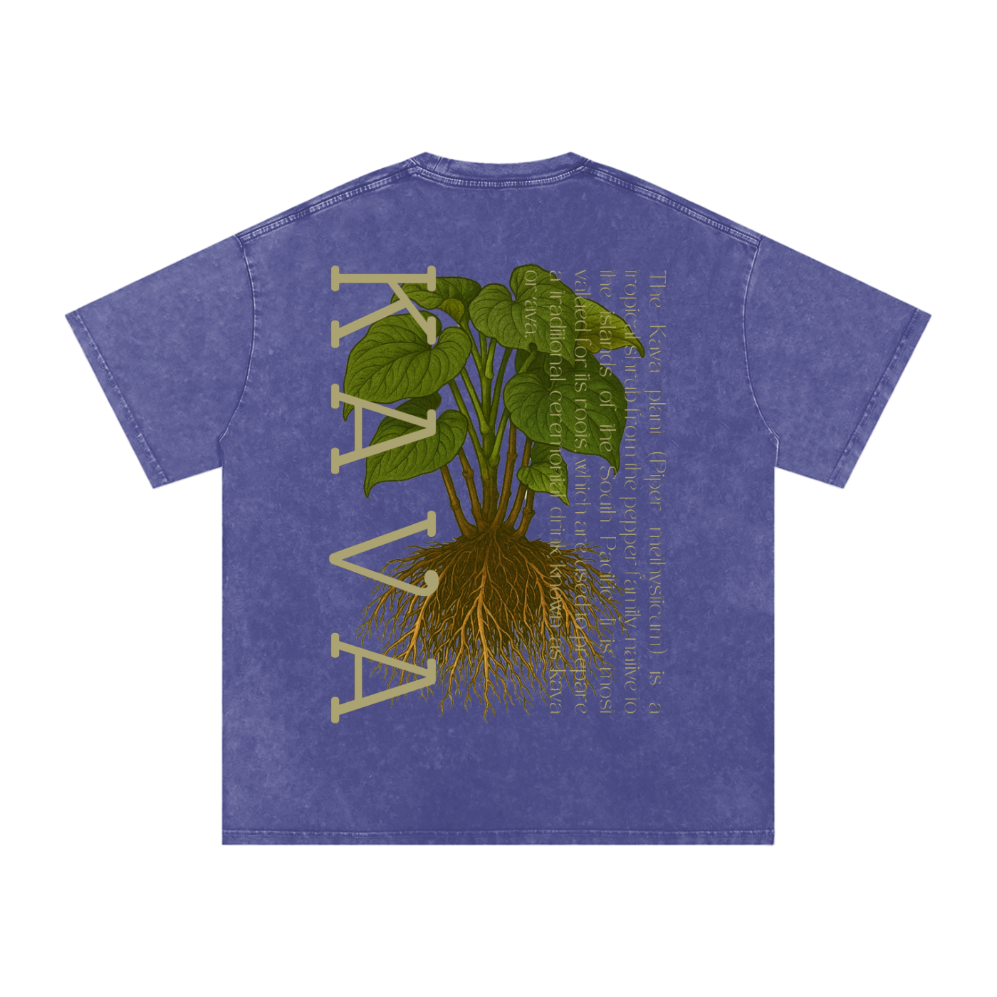 Oversized Washed Kava T-Shirt