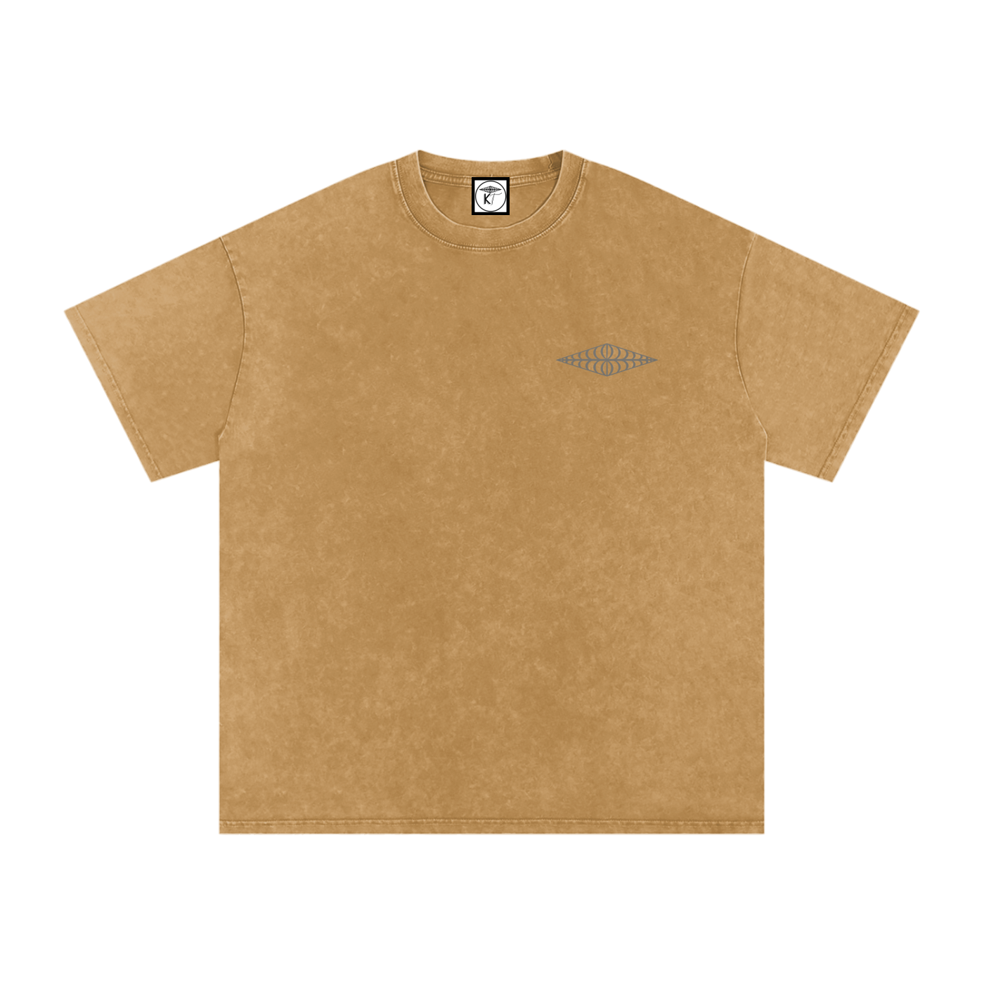 Oversized Washed Kava T-Shirt