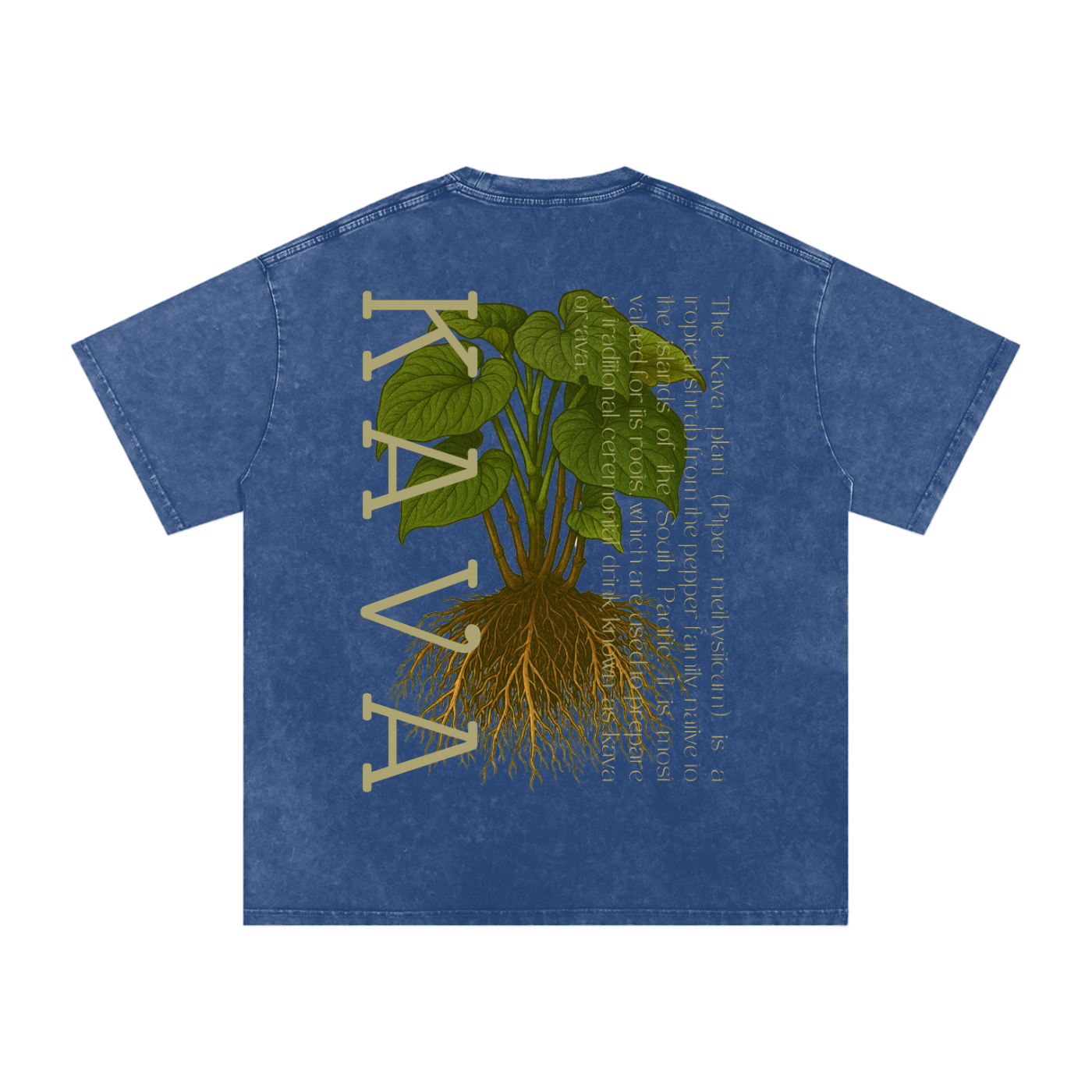Oversized Washed Kava T-Shirt